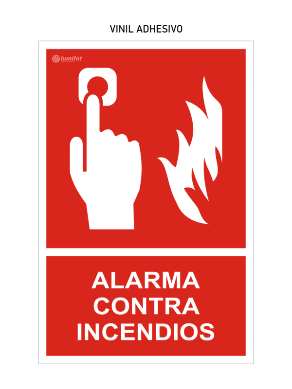 Señal Alarma Contra Incendios