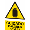 Señal Cuidado Balones de Gas