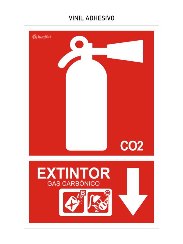 Señal Extintor CO2