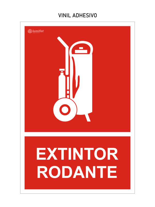 Señal Extintor Rodante