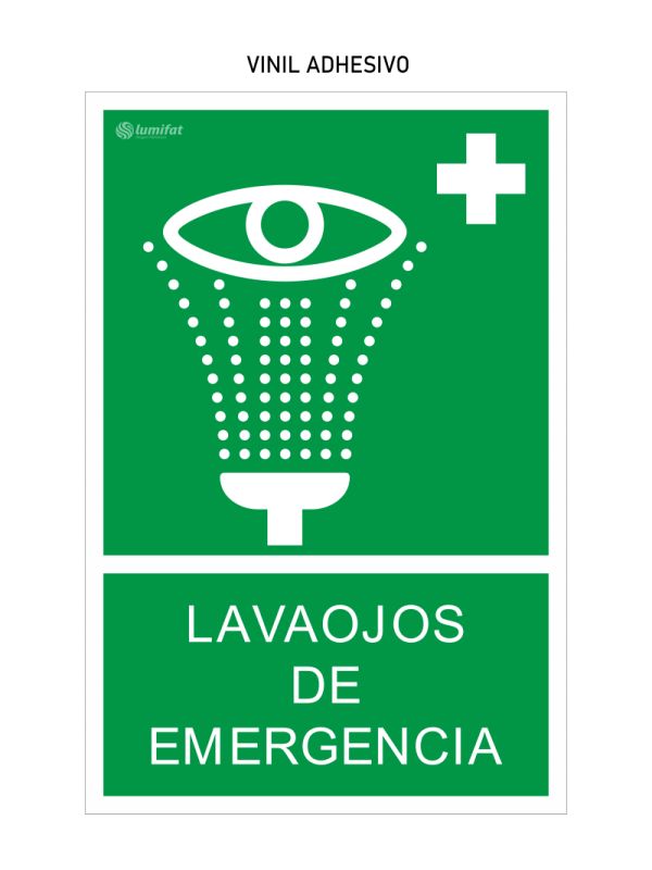 Señal Lavaojos de Emergencia