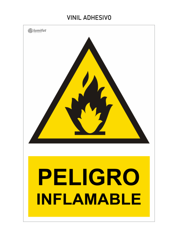 Señal Peligro Inflamable