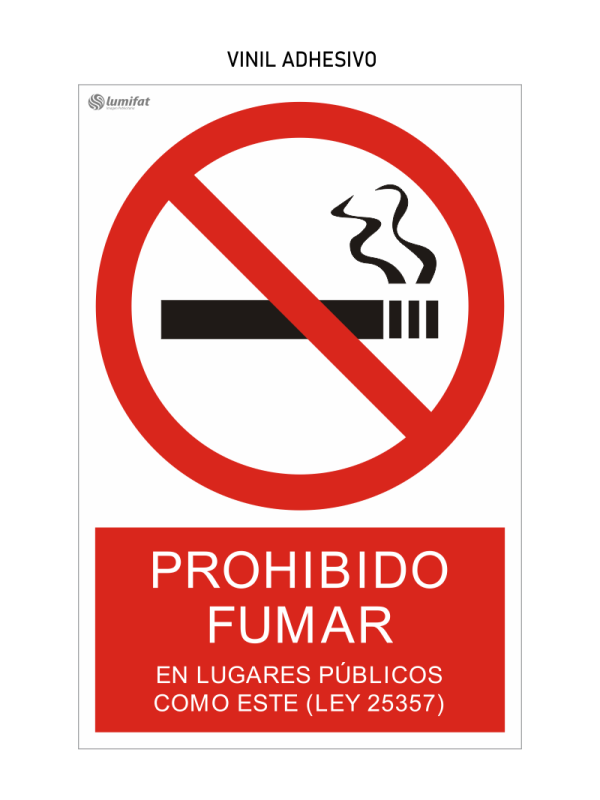 Probido fumar Señal Prohibido Fumar En Lugares Públicos