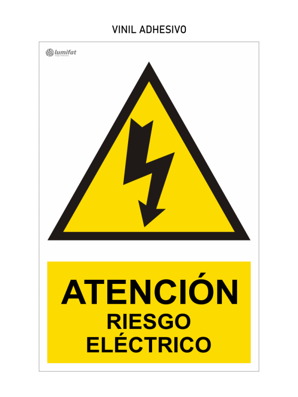 Señal Atención Riesgo Eléctrico