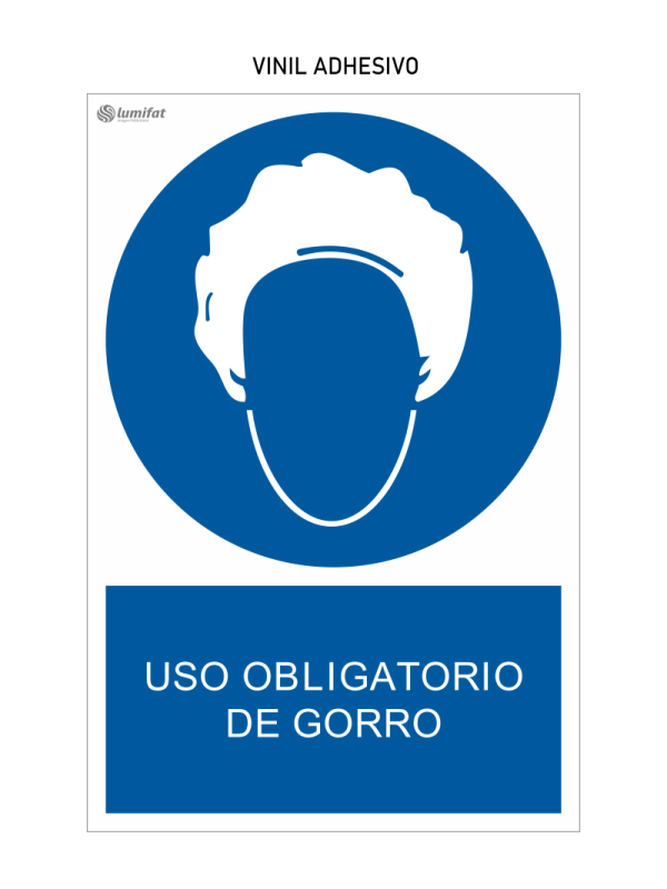 Señal Uso Obligatorio de Gorro o Cofia