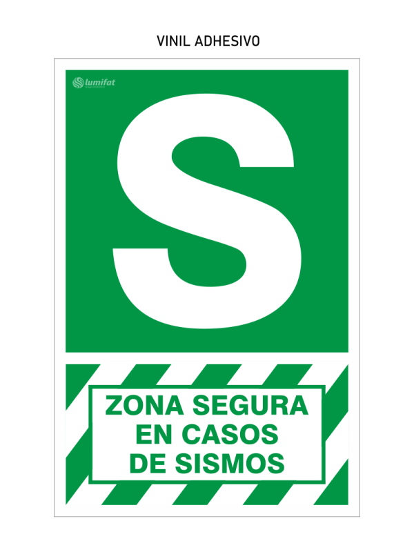 Señal Zona Segura en Casos de Sismos