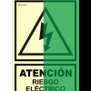 Señal Fotoluminiscente Atención Riesgo Eléctrico